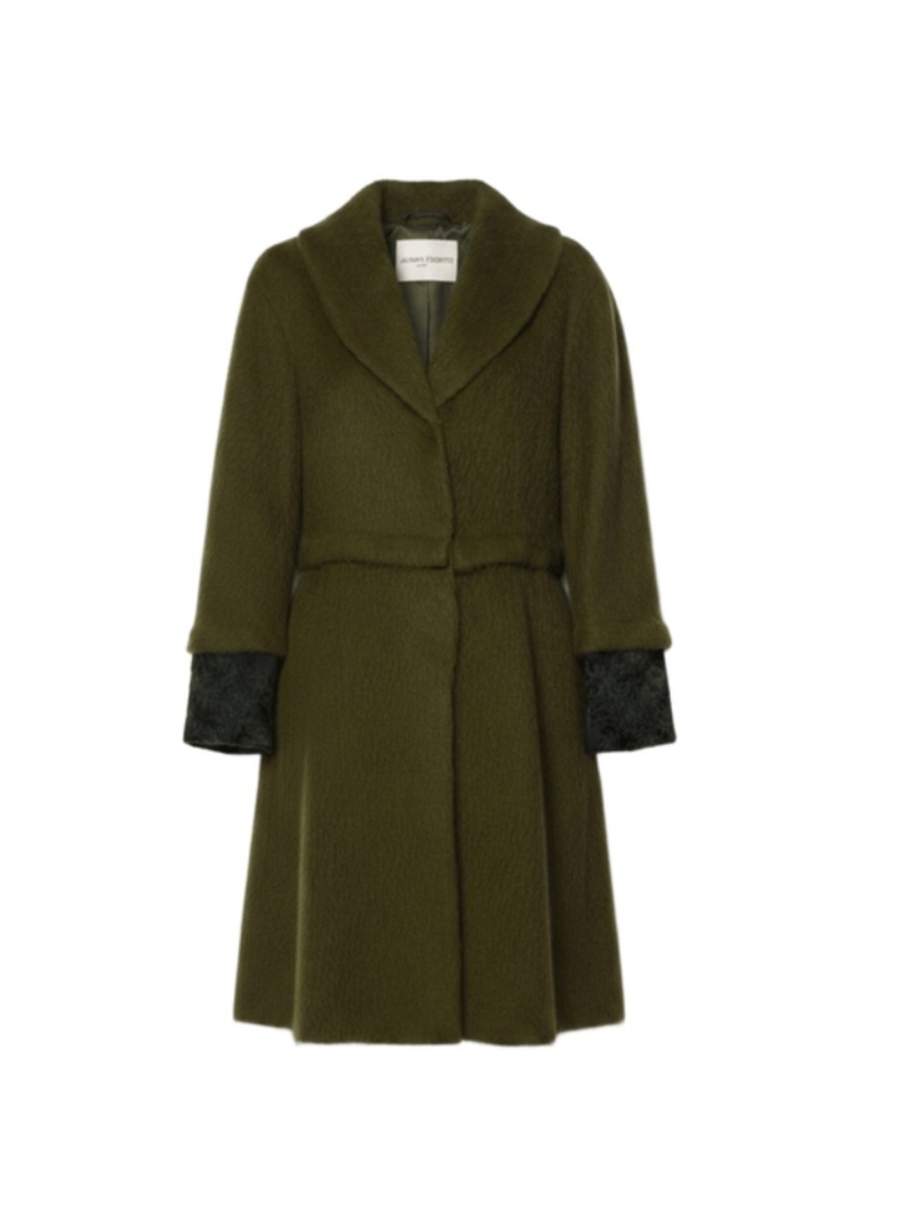 Alberta Ferretti Silk Alpaca coat